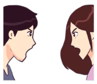 Couple Problem telegram stickers
