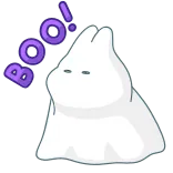 👻 BOO! geist, halloween, buh, süß, gruselig telegram sticker