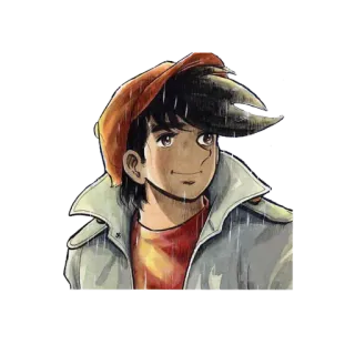 😍 anime, manga, mưa, người, hoạt hình telegram sticker