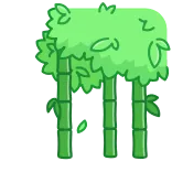 ๐ bambรน, verde, natura, pianta, albero telegram sticker