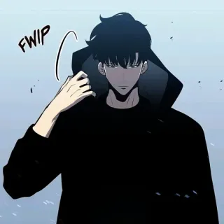 💎 FWIP Anime, Manga, Karakter, Hoodie, Solo Leveling whatsapp sticker
