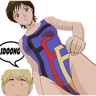 👤 SDOONG anime, swimsuit, funny telegram sticker