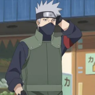🥷 Kakashi Hatake Naruto anime, ninja, kakashi, naruto, manga, character, hatake, sensei telegram sticker