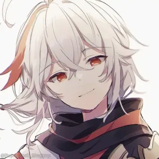 💠 Kaedehara Kazuha Genshin Impact anime, genshin impact, kazuha, character, video game, fanart whatsapp sticker