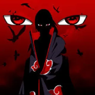 😏 Itachi Uchiha Naruto Anime, Uchiha, Naruto, Itachi, Mangekyo Sharingan telegram sticker