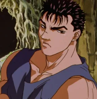 😒 Guts Berserk anime, manga, warrior, guts, berserk telegram sticker