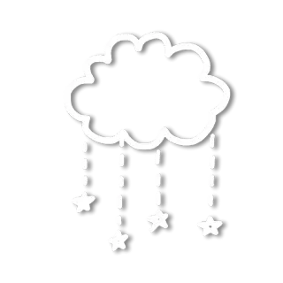 🌟 云, 星星, 雨, 天气, 天空, 涂鸦, 可爱, 卡通 telegram sticker