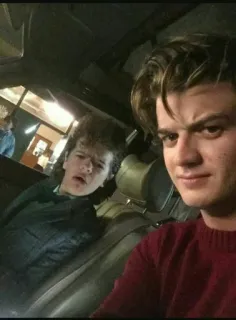 😆 selfie, friends, car, indoors telegram sticker