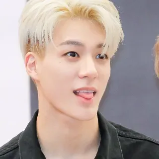 🤟 người, chân dung, đàn ông, tóc vàng, lưỡi telegram sticker