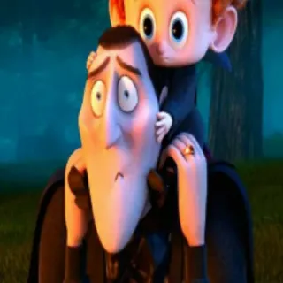 🕸 Dracula Hotel Transylvania Dracula, Hotel Transylwania, ojciec, syn, wampir telegram sticker