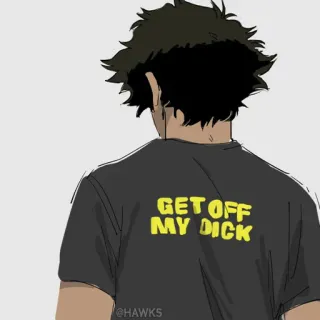 🌐 GET OFF MY DICK offensant, jurons, explicite, impoli telegram sticker