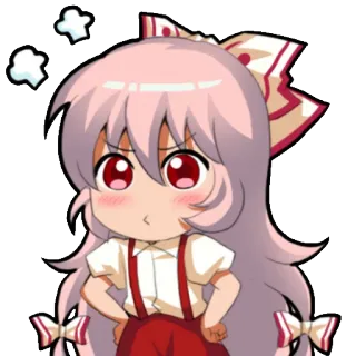 😡 Аниме, Мультфильм, Чиби, Милый, Злой telegram sticker