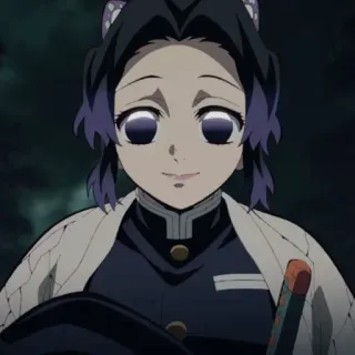 🦋 Shinobu Kocho Demon Slayer Аниме, Клинок, рассекающий демонов, Шинобу Кочо, Персонаж, Манга, Милый whatsapp sticker