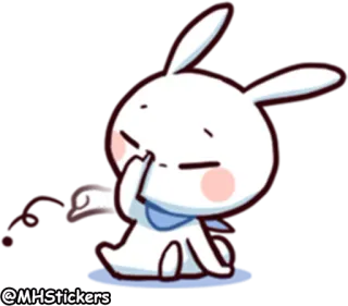 😒 @MHStickers Hase, süß, Sticker, Cartoon telegram sticker