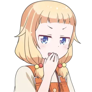 🤣 Anime, Desenho animado, Garota, Fofa, Expressão telegram sticker