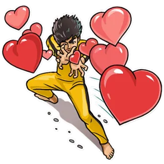 Bruce Lee telegram stickers
