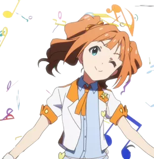 😘 Anime, Personaggio, Ragazza, Musica, Cantante telegram sticker