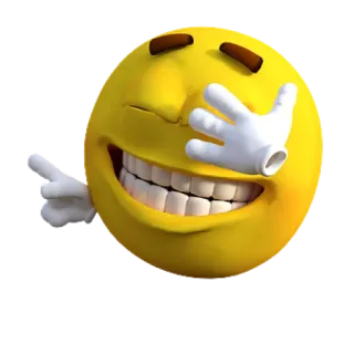 😂 emoji, giallo, mano, faccia, ridere, felice, positivo whatsapp sticker