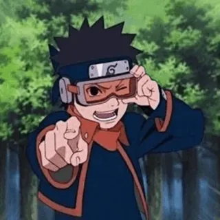 🕷 Obito Uchiha Naruto anime, ninja, manga, obito, uchiha telegram sticker