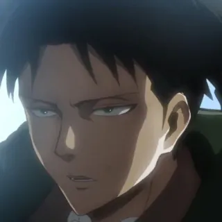 ☁️ Levi Ackerman Attack on Titan anime, soldier, manga, levi, levi ackerman, attack on titan, aot telegram sticker