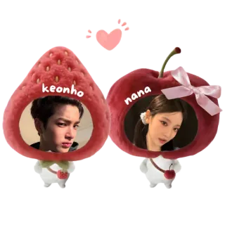 🎩 keonho, nana telegram sticker