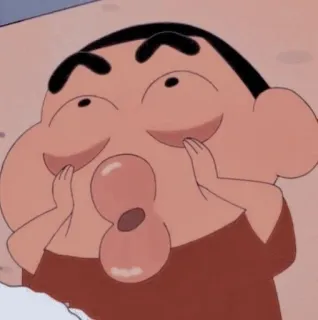🍠 Shin-chan Nohara Crayon Shin-chan Shin-chan, Anime, Kartun, Lucu, Karakter telegram sticker