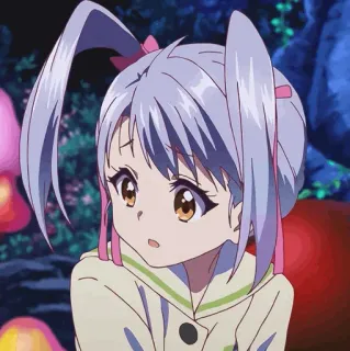 📓 Anime, Mädchen, Süß, Cartoon, Charakter, Manga, Illustration telegram sticker
