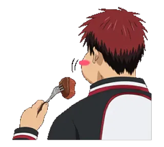 😋 Comida, Alimentos, Anime, Tenedor telegram sticker