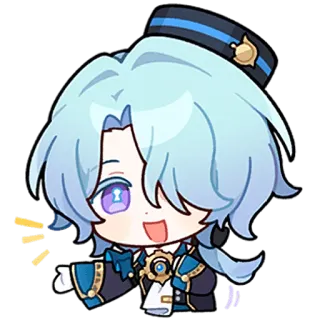 😀 uroczy, chibi, anime, manga, naklejka, kreskówka telegram sticker