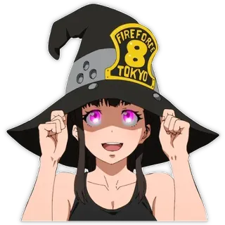 🧙‍♀️ Fire Force FIRE FORCE
8
TOKYO anime, firefighter, manga, character, hat telegram sticker
