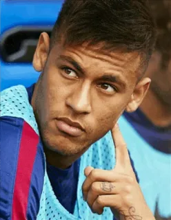 😐 Neymar футбол, спортсмен, атлет, спорт, Неймар telegram sticker