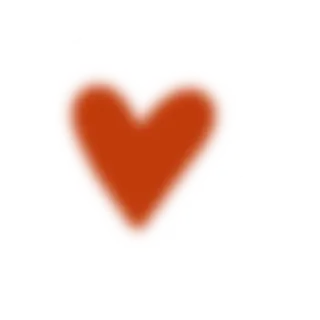 🧡 corazón, amor, rojo, símbolo, pegatina telegram sticker