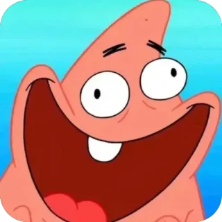 🫥 Patrick Star SpongeBob SquarePants telegram sticker