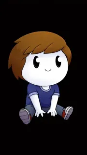 🙂 dessin animé, personnage, animation, illustration telegram sticker
