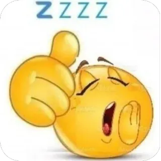 🫥 ZZZZ emoji, sleeping, zzz, tired, face, rest telegram sticker