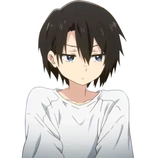 😒 anime, manga, boy, character, art, illustration telegram sticker