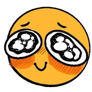 🥺 emoji, cute, happy, blushing, love telegram sticker