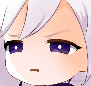 😠 Anime, Manga, Lindo, Sticker, Personaje, Dibujo animado telegram sticker