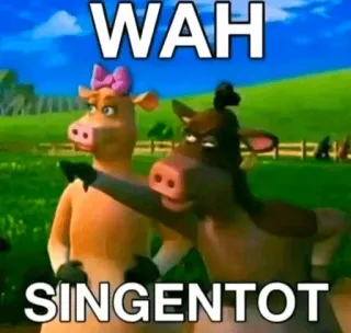 👿 Otis and Daisy Barnyard WAH SINGENTOT telegram sticker