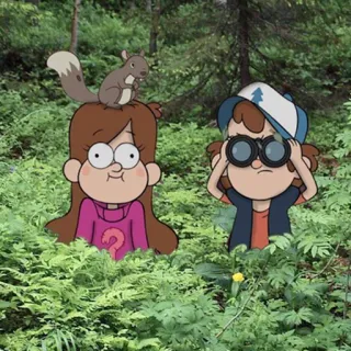 😛 Dipper Pines Gravity Falls アニメ, アニメーション, 子供, ディッパー, メイベル, グラビティフォールズ telegram sticker