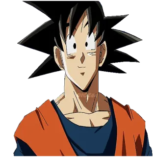 🙂 Goku Dragon Ball Goku, Dragon Ball, Anime, Cartoon, Kampf, Super Saiyajin whatsapp sticker