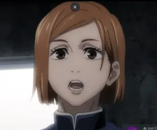 😮 Nobara Kugisaki Jujutsu Kaisen Anime, Nobara Kugisaki, Jujutsu Kaisen, Personaggio, Ritratto telegram sticker
