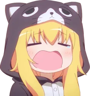 😴 anime, cartoon, crying, sad, emotional, girl, kawaii telegram sticker