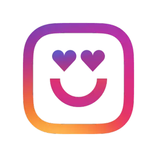 😍 instagram, media sosial, logo, ikon, foto, bagikan telegram sticker