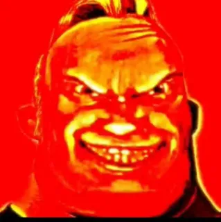 😈 Meme, Bravo, Engraçado, Rosto, Desenho animado telegram sticker