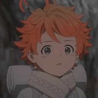 🍊 Emma The Promised Neverland Anime, The Promised Neverland, Emma, Manga telegram sticker