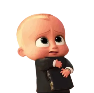 😣 Boss Baby The Boss Baby bébé, costume, dessin animé, animation, boss, film telegram sticker