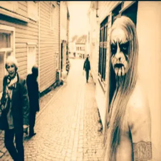 🤘 Black metal, Corpse paint, Metal, Música, Gótico telegram sticker