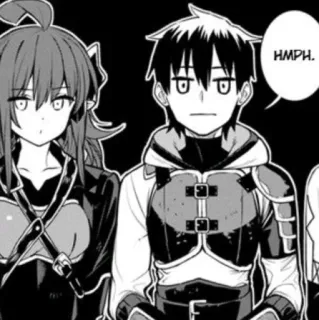 😐 HMPH. Anime, Mangá, Personagens, Arreio telegram sticker