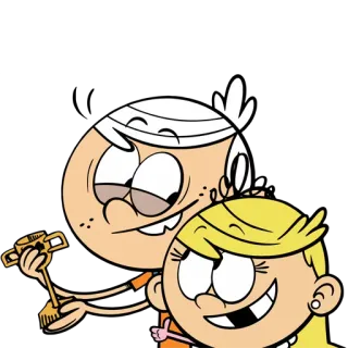 🎉 Lincoln Loud The Loud House Dessin animé, Fratrie, Récompense, Trophée telegram sticker